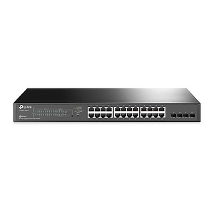 TP-LINK TL-SG3428X 24 PORT GIGABIT L2+ MANAGED SWITCH 4X 10G SFP+ RACK MOUNT BLACK
