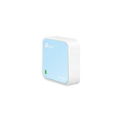 TP-LINK TL-WR802N 300MBPS PORTABLE WIRELESS N ROUTER MICRO USB WHITE/BLUE
