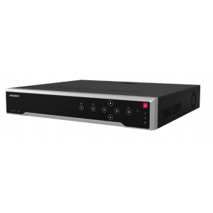 HIKVISION DS-7732NI-M4/16P 32 CHANNEL 16 POE 8K HDMI H265 NVR HDD 4TB BLACK
