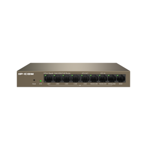 IP-COM ICMM20-8G-POE 9PORT GIGABIT POE+ ROUTER 8X POE+ 95W CLOUD MANAGED VPN (IPSEC PPTP L2TP) 51VDC BROWN