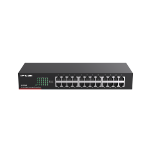 IP-COM ICMG1024D 24PORT GIGABIT UNMANAGED SWITCH NON-POE FULL WIRE SPEED 1U RACK MOUNT 240VAC BROWN