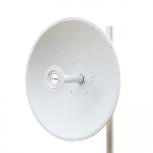 IP-COM ICMANT30-5G 5GHZ 30DBI DUAL POLARITY DISH ANTENNA 2X N-FEMALE UPTO 20KM WHITE