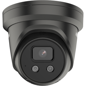 HIKVISION DS-2CD2386G2-ISU/SL-2.8(BLACK) 8 MP IP CAMERA TURRET 2.8MM STROBE AUDIO IP67 BLACK