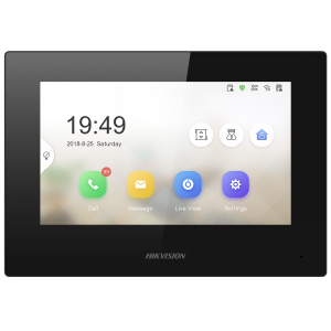HIKVISION DS-KH6320-LE1(B) 7 INCH IP INDOOR INTERCOM MONITOR POE BLACK