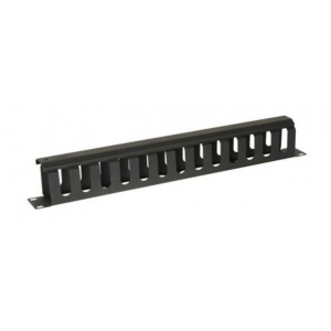 HB5434 1U HORIZONTAL BRUSH PANEL 19 INCH 483X45X68 (MM) BLACK