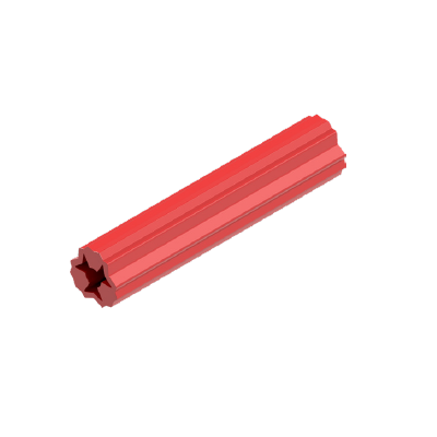 WALL PLUG - RED 6 X 25MM 200/PACK