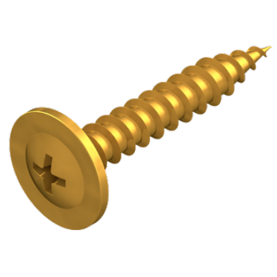BUTTON HEAD NEEDLE POINT SCREW 8G X 15MM-300 PACK
