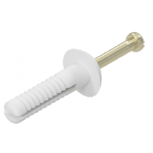 NYLON ANCHOR NAIL MUSHROOM HEAD 6.5X 38MM  - 100 PACK