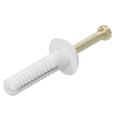 NYLON ANCHOR NAIL MUSHROOM HEAD 6.5X 38MM  - 100 PACK