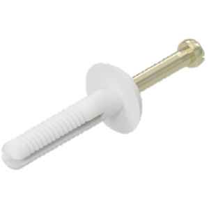 NYLON ANCHOR NAIL MUSHROOM HEAD 5X 25MM  - 100 PACK