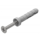 NYLON ANCHOR SCREW ROUND HEAD 6X 60MM  - 100 PACK 
