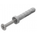 NYLON ANCHOR SCREW ROUND HEAD 6X 60MM  - 100 PACK 
