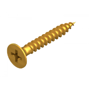 BUGLE HEAD NEEDLE POINT SCREW 7G X 45MM-100 PACK