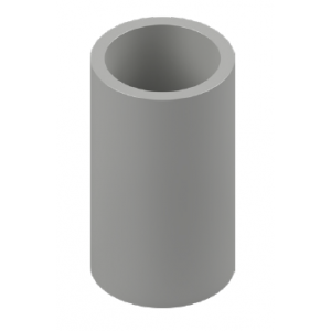 MATELEC COUP-20G/PS COUPLING PLAIN/SCREW PVC 20MM GREY