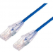 ULTRA THIN 3.8MM CAT6A UTP PATCH CABLE 0.25M BLUE