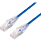 ULTRA THIN 3.8MM CAT6A UTP PATCH CABLE 2M BLUE