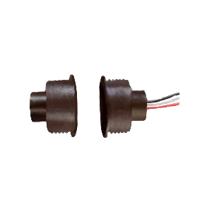 TANE SD-82C-BR RECESSED STEEL DOOR REED SWITCH SPDT GAP 28MM 25MM HOLE BROWN