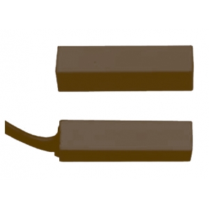 TANE SS-40-BROWN SURFACE REED SWITCH N/C GAP 18MM ADHESIVE BROWN