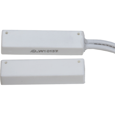 TANE HARDWIRED REED SWITCH WHITE DETECTION GAP 11MM 1x N/C OUTPUT (DRY) PLASTIC SURFACE MOUNT