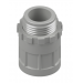 SCREW ADAPTOR & LOCK RING PVC 20MM GREY