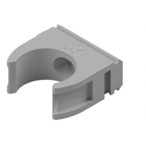 CONDUIT CLIP PVC 20MM GREY