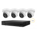 HILOOK CAMERA KIT WITH 4x 6MP TURRET IP AI CAMERA WITH 2.8MM LENS & 4CH NVR WITH 4TB HDD