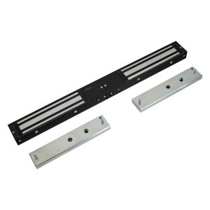 FSH FEM4300DM-BLK DOUBLE ELECTROMAGNETIC LOCK MONITORED 2X 280KG 12/24VDC BLACK