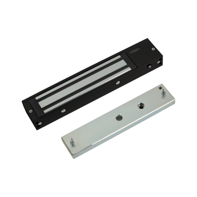 FSH FEM4300 SERIES SLIMLINE ELECTRIC SINGLE MAG LOCK BLACK MONITORED LSS DSS LED 280KG HOLDING FORCE FAIL SAFE