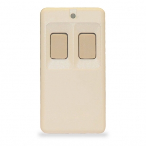 INOVONICS EN1233D DOUBLE-BUTTON PENDANT TRANSMITTER WHITE