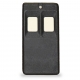 INOVONICS DOUBLE-BUTTON FIXED HOLDUP PENDANT TRANSMITTER BLACK