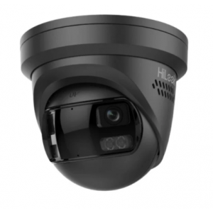 HILOOK IPC-T289PH-MU/SL 4K 180° IP CAMERA TURRET 2MM MIC IR/WHITE 30M IP67 POE UPTO 512GB SSD BLACK