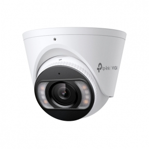 TP-LINK VIGI S485 INSIGHT PANORAMIC 8MP IP CAMERA TURRET 1.65MM MIC IR 20M IP67 POE+ UPTO 512GB SSD 12VDC WHIT